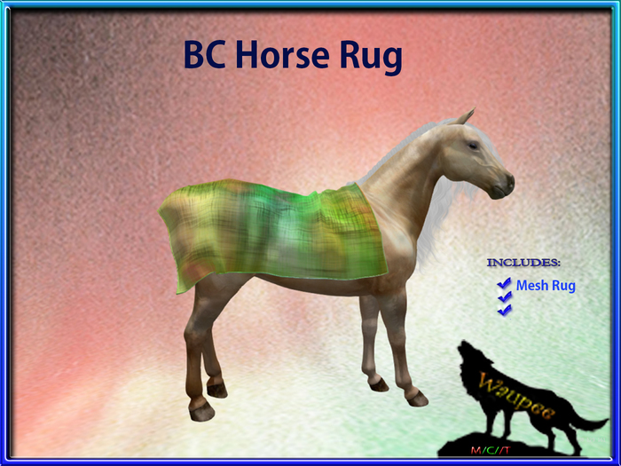 BC Horse Rug mesh 107