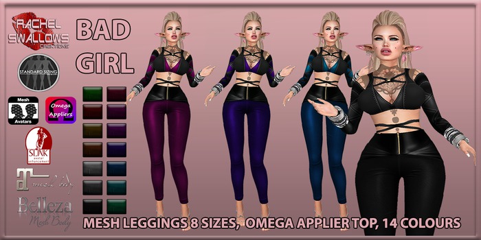RSC BAD GIRL OUTFIT BOXED DEMO
