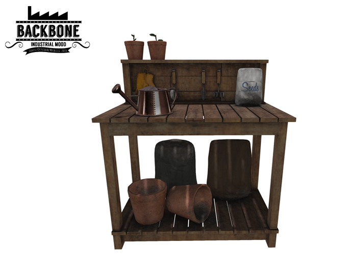 BackBone Vintage Gardening Table