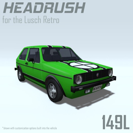 Headrush Livery for the Lusch Retro (Green)