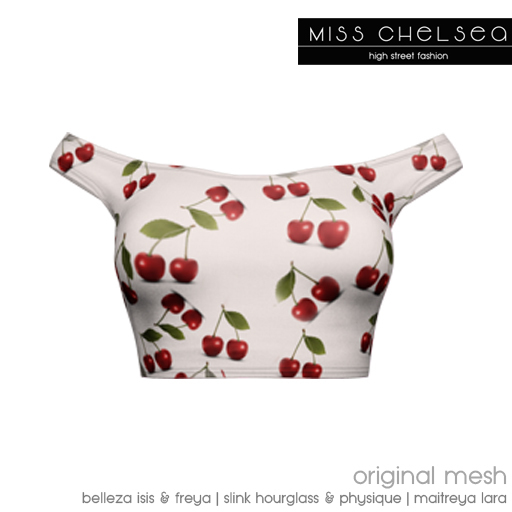 .miss chelsea. Liza Top Cherries