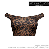 .miss chelsea. Liza Top Leopard