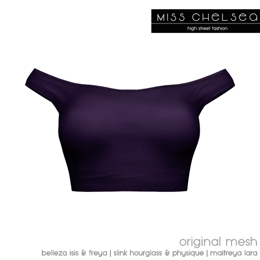 .miss chelsea. Liza Top Plum