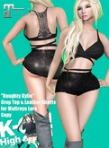 KO-H Naughty Kylie - Top and Leathershorts Maitreya Lara