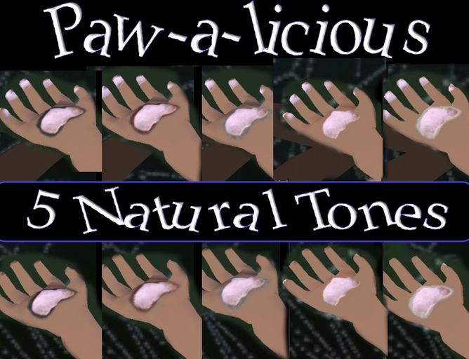 Ari-licious Pinked Pawpads-Naturals