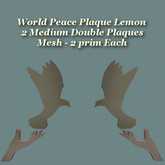World Peace Wall Plaque Lemon MD