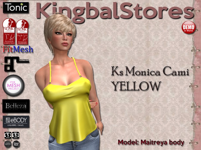 KS MONICA CAMI YELLOW