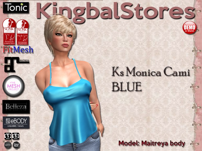 75 KS MONICA CAMI BLUE