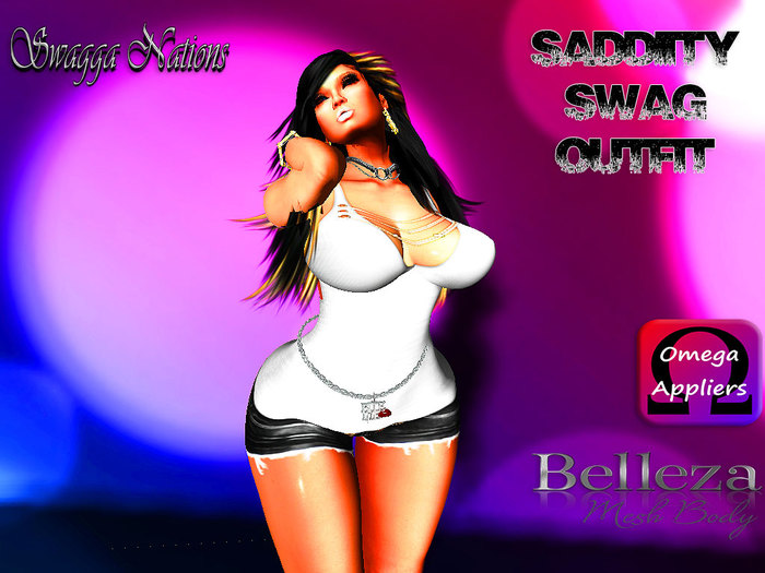 {SNC} SADDIITY SWAG OUTFIT - WHITE