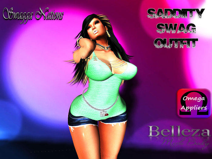 {SNC} SADDIITY SWAG OUTFIT - TEAL