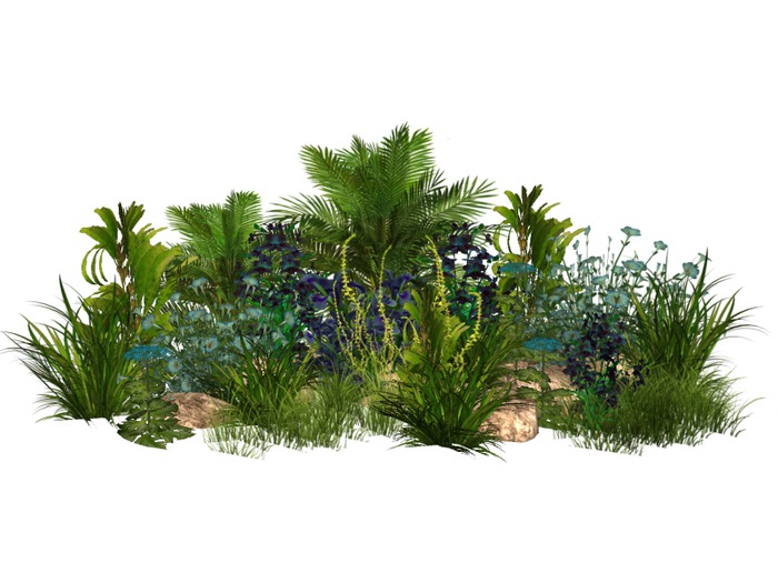 MSD - Tropical In Blues RE 10A (12 Prims) M/C