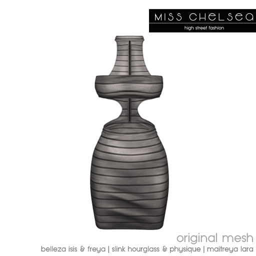 .miss chelsea. Dash Dress Grey CLEARANCE