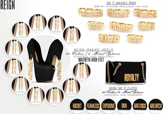 REIGN.- SAY IT! Clutch- (RACHET) #17