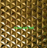 Texture Wall Metal Gold 3D image