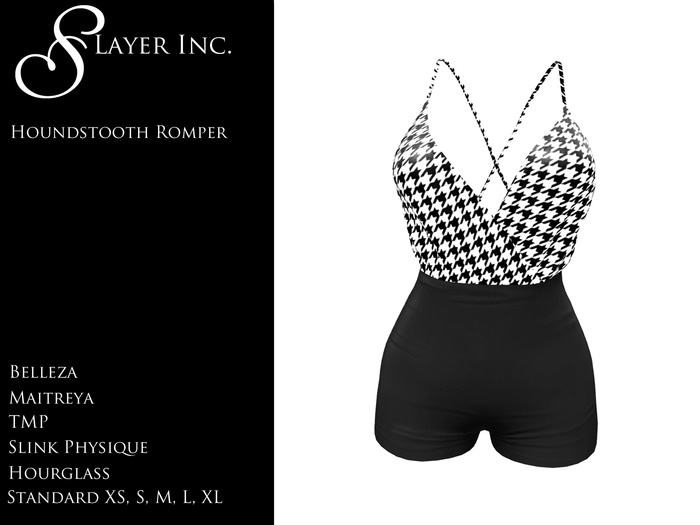 Houndstooth Romper 