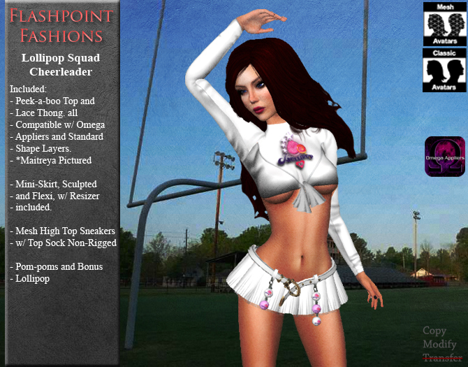Lollipop Cheerleader 3.0 - White