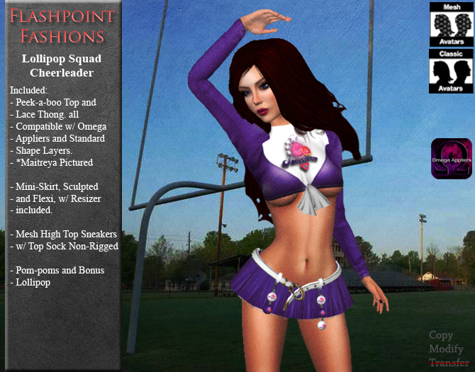 Lollipop Cheerleader 3.0 - Purple