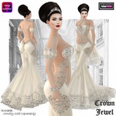 ::DBL:: Crown Jewel Gown ~ Ivory w/ Omega Applier