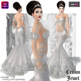 ::DBL:: Crown Jewel Gown ~ Silver w/ Omega Appliers