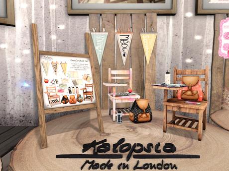 Second Life Marketplace - Kalopsia - Daisy's Desk Chair - Painted RARE