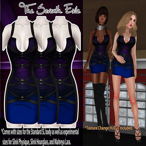 T7E: Strapped Dress - Dark Skies