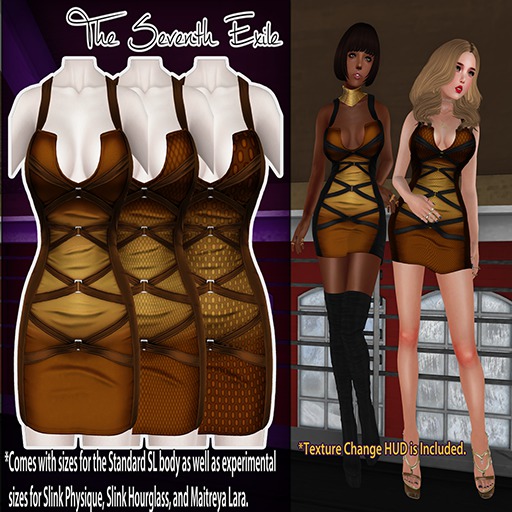 T7E: Strapped Dress - Browns