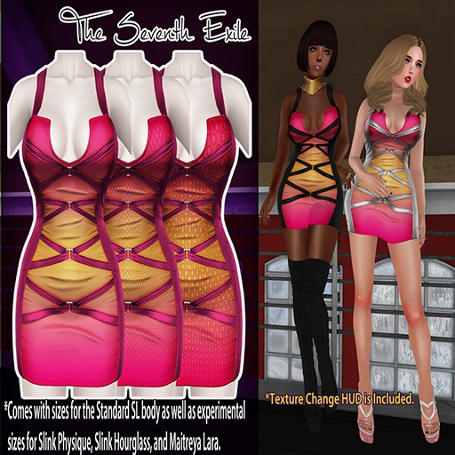 T7E: Strapped Dress - Peachberry v2