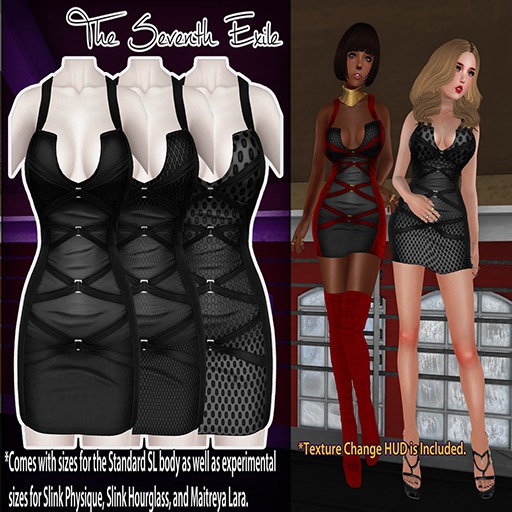 T7E: Strapped Dress - Shadows