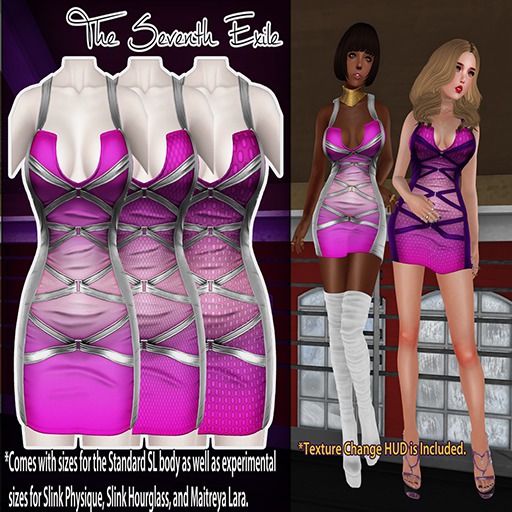 T7E: Strapped Dress - Pink Day