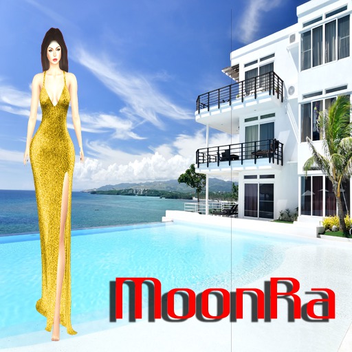 MoonRa Fatma Gown Dress Gold
