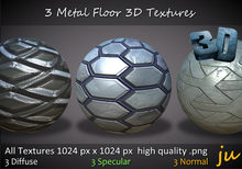 JU 3 Metal Floor 3D Textures Full Perm