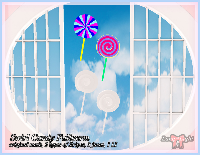 Lamp*Light - Swirl Candy Fullperm