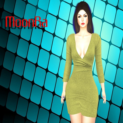 MoonRa Lady Mini Dress Melon