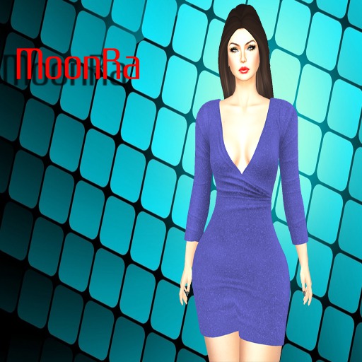 MoonRa Lady Mini Dress Purple