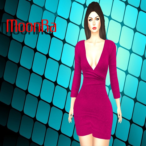 MoonRa Lady Mini Dress Rose