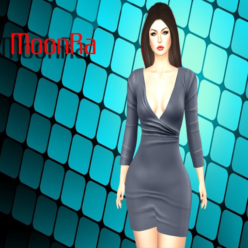 MoonRa Lady Mini Dress Satin