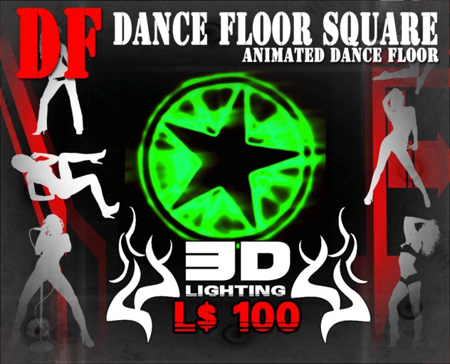 Dance Floor 10X10 Fire Stars Color Cycles