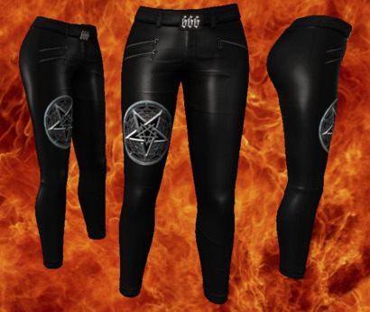 Second Life Marketplace - Satanic Panic Pants 1