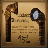 Steampunk Height detector