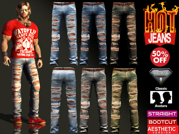 CA AESTHETIC STANDARD HOT JEANS FAT PACK