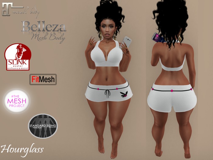 {BeYouTiful} PlayGirl White Sporty Short Outfit