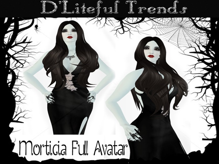 #HW7 Morticia Adams Complete Avatar