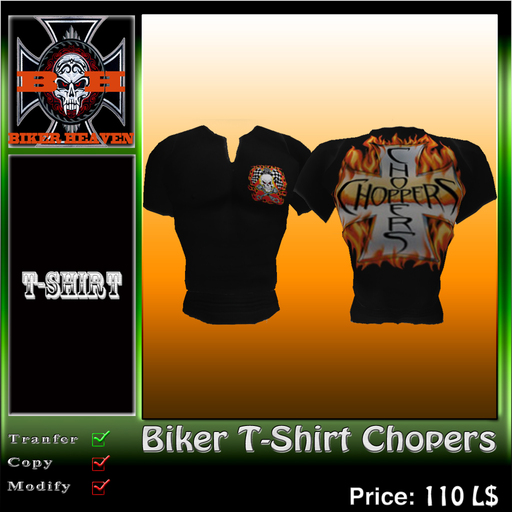 @BIKER HEAVEN@ T Shirt People Chopper
