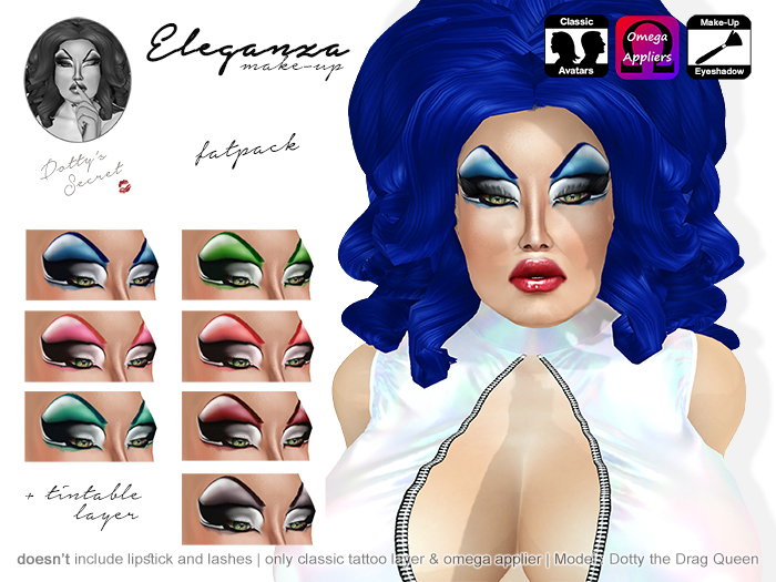 Dotty's Secret - Eleganza make-up - Fatpack