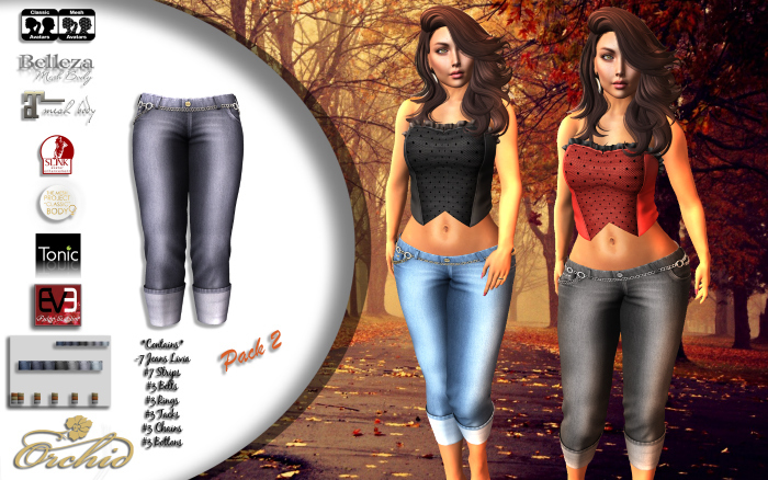 Jeans Livia PACK 2 HUD