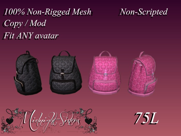 ~:Midnight Sisters:~ Rucksack V1 Grey