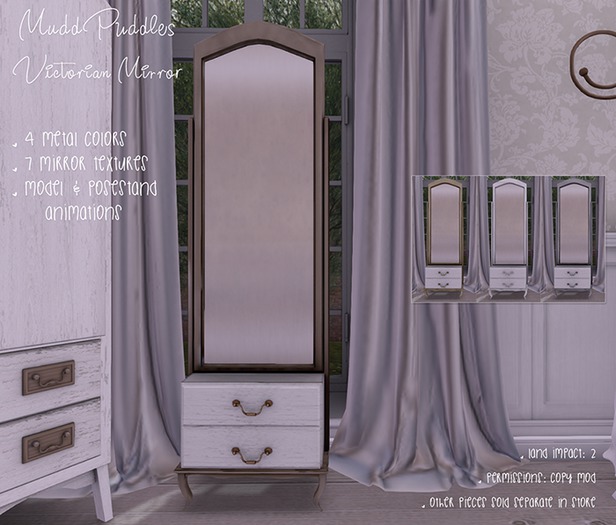 MuddPuddles: Victorian Mirror