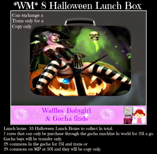 *WM* 8 Halloween Lunch box