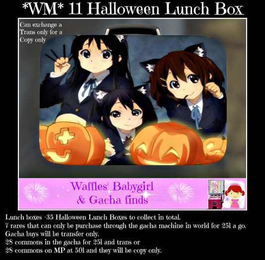 *WM* 11 Halloween Lunch box