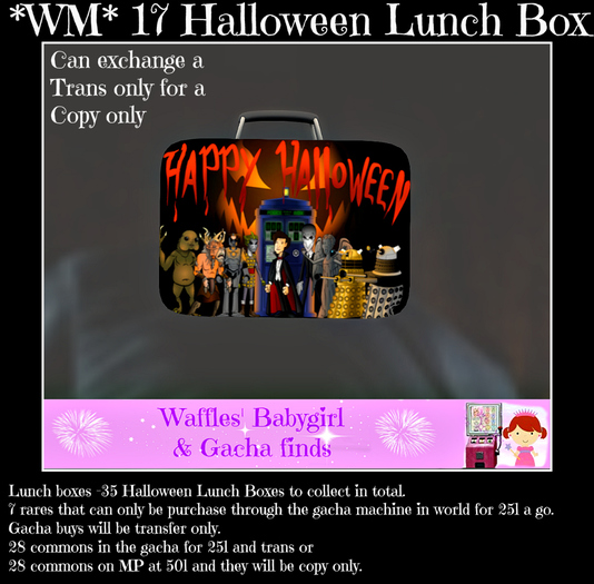 *WM* 17 Halloween Lunch box